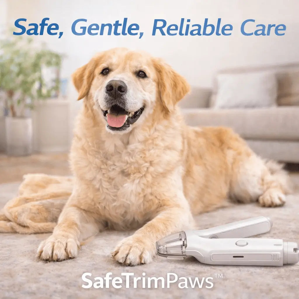 Safetrimpaws™ 2-in-1 Nail Trimmer & Grinder for Dogs