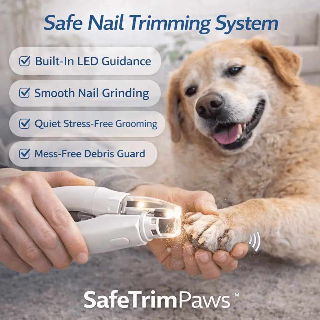 Safetrimpaws™ 2-in-1 Nail Trimmer & Grinder for Dogs