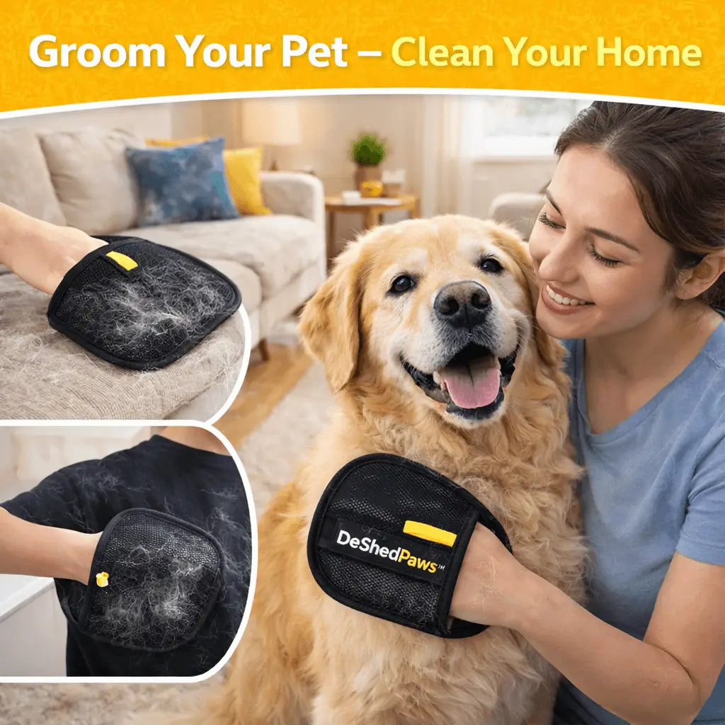 Deshedpaws™ Dog Hair Removal & Grooming Glove