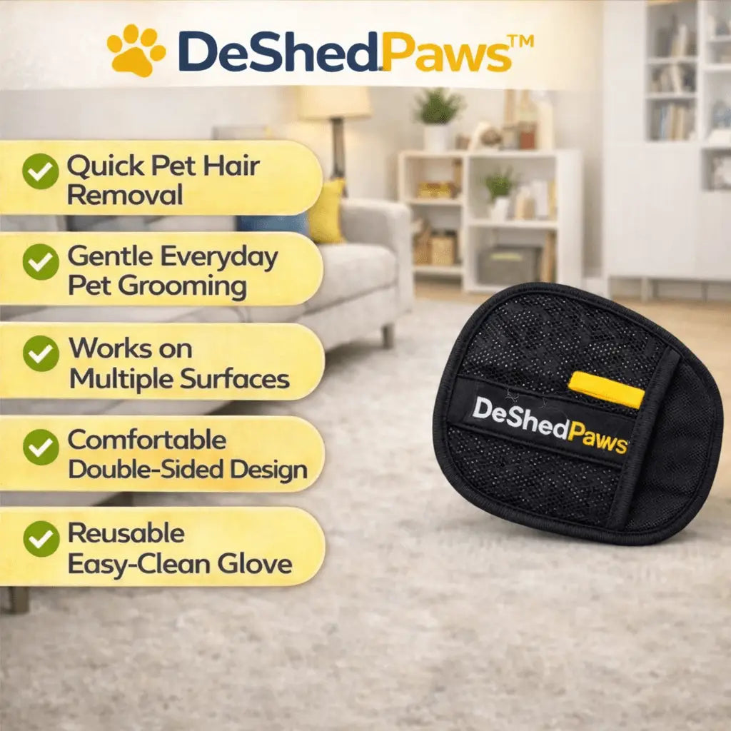 Deshedpaws™ Dog Hair Removal & Grooming Glove