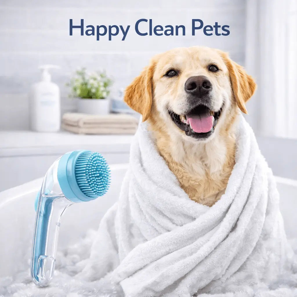 Bathpaws™ Pet Bath & Shampoo Brush for Dogs
