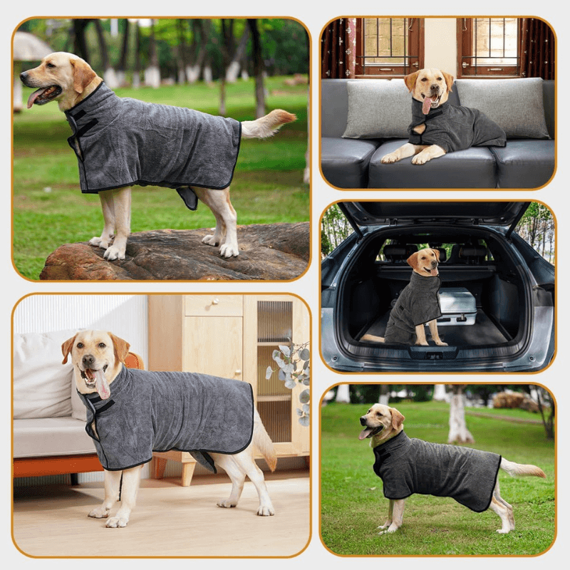 PuppyDry™ Robe – Soft. Absorbent. Cozy