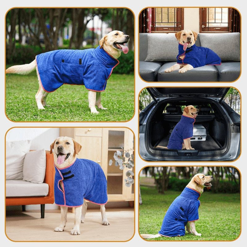 PuppyDry™ Robe – Soft. Absorbent. Cozy