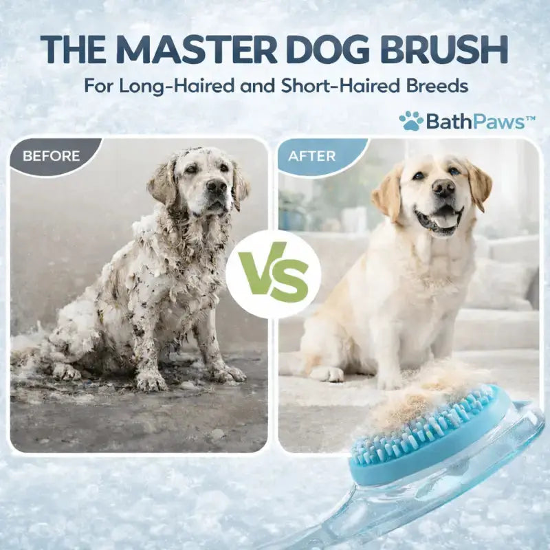 Bathpaws™ Pet Bath & Shampoo Brush for Dogs - Dog Products at Hunter’s Doggy Shop Free Shipping Worldwide
