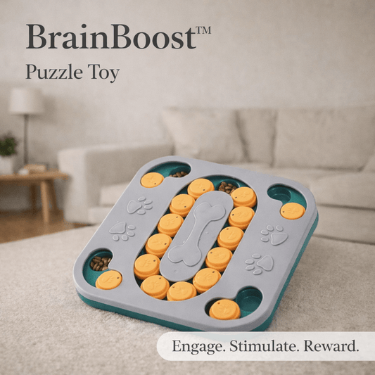 Brainboost™ Puzzle Toy - Dog Products at Hunter’s Doggy Shop Free Shipping Worldwide