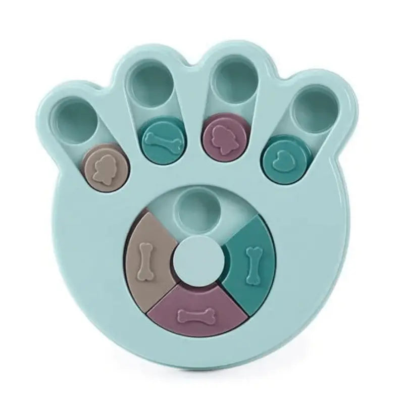 Brainboost™ Puzzle Toy - Paw Shape - Blue - Dog Products at Hunter’s Doggy Shop Free Shipping Worldwide