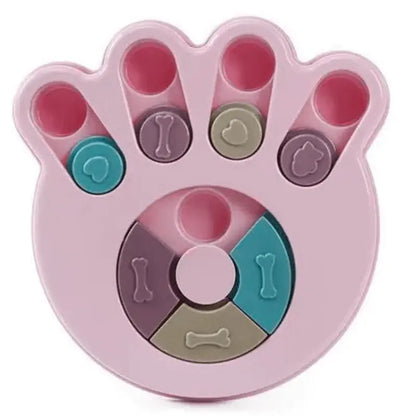 Brainboost™ Puzzle Toy - Paw Shape - Pink - Dog Products at Hunter’s Doggy Shop Free Shipping Worldwide