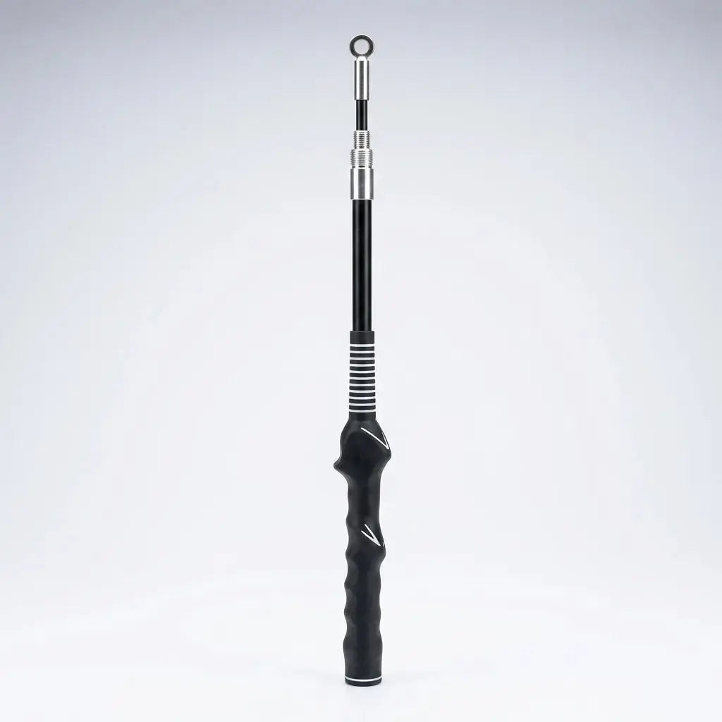 ChaseFlick™ flirt pole for dogs collapsed for storage