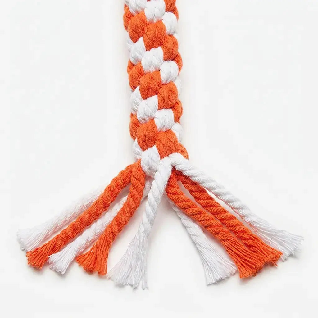 ChaseFlick™ flirt pole braided rope lure in Sunrise Orange