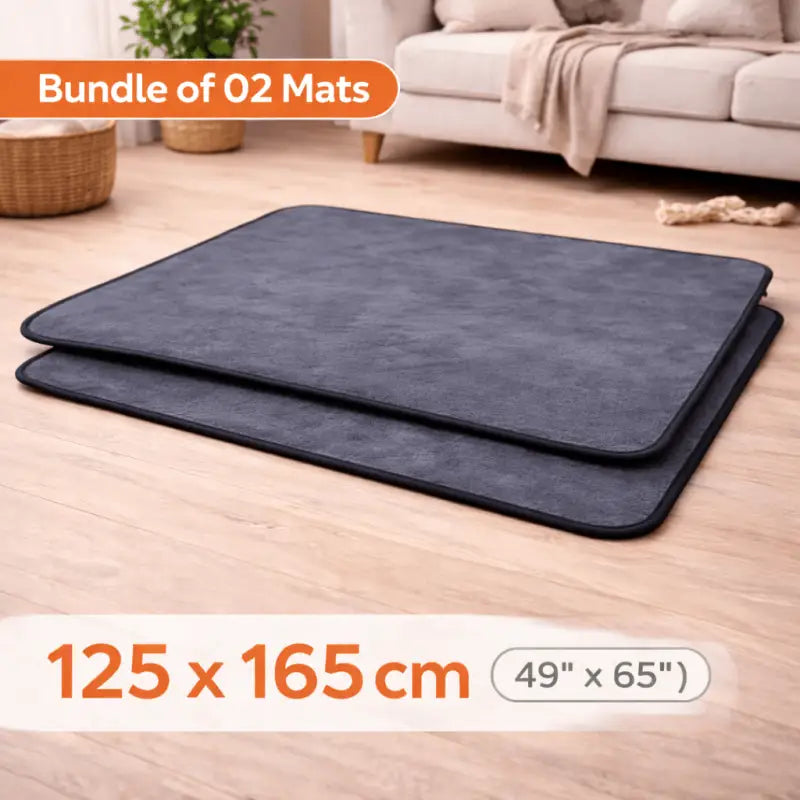 Cleanpaws™ Waterproof Pet Protection Mat - 2 Pack / 125 x 165cm - Dog Products at Hunter’s Doggy Shop Free Shipping