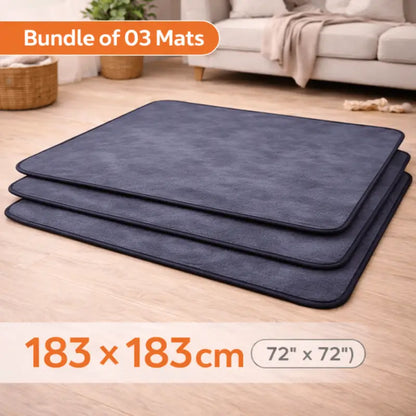 Cleanpaws™ Waterproof Pet Protection Mat - 3 Pack / 183 x 183cm - Dog Products at Hunter’s Doggy Shop Free Shipping