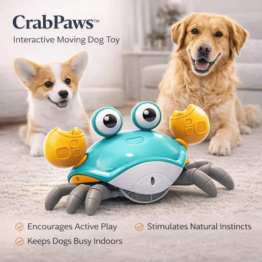 Crabpaws™ Interactive Moving Toy for Dogs - Dog Products at Hunter’s Doggy Shop Free Shipping Worldwide