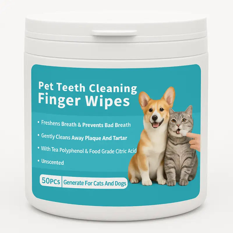 Dentalpaws™ Gentle Wipes for Daily Dental Care - 1 Tub - Best Selling Dog Products and Pet Essentials Collection Free