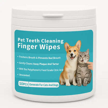 Dentalpaws™ Gentle Wipes for Daily Dental Care - 1 Tub - Best Selling Dog Products and Pet Essentials Collection Free
