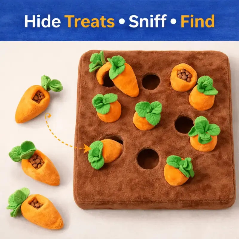 Foragepaws™ Carrot Foraging Toy for Dogs - Dog Products at Hunter’s Doggy Shop Free Shipping Worldwide