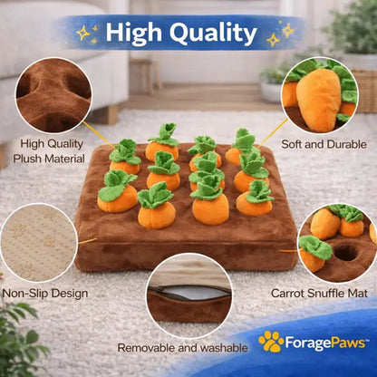 Foragepaws™ Carrot Foraging Toy for Dogs - Dog Products at Hunter’s Doggy Shop Free Shipping Worldwide
