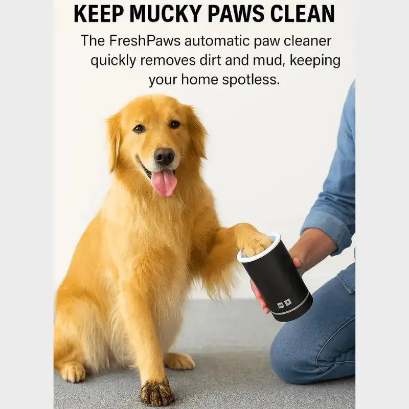 Freshpaws™ Automatic Paw Cleaner - Dog Products at Hunter’s Doggy Shop Free Shipping Worldwide