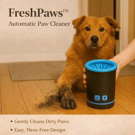 Freshpaws™ Automatic Paw Cleaner - Dog Products at Hunter’s Doggy Shop Free Shipping Worldwide