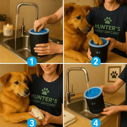Freshpaws™ Automatic Paw Cleaner - Dog Products at Hunter’s Doggy Shop Free Shipping Worldwide