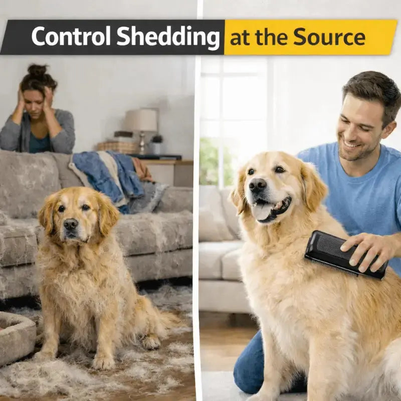 Furcontrolpaws™ Dog Grooming & De-shedding Tool - Products at Hunter’s Doggy Shop Free Shipping Worldwide