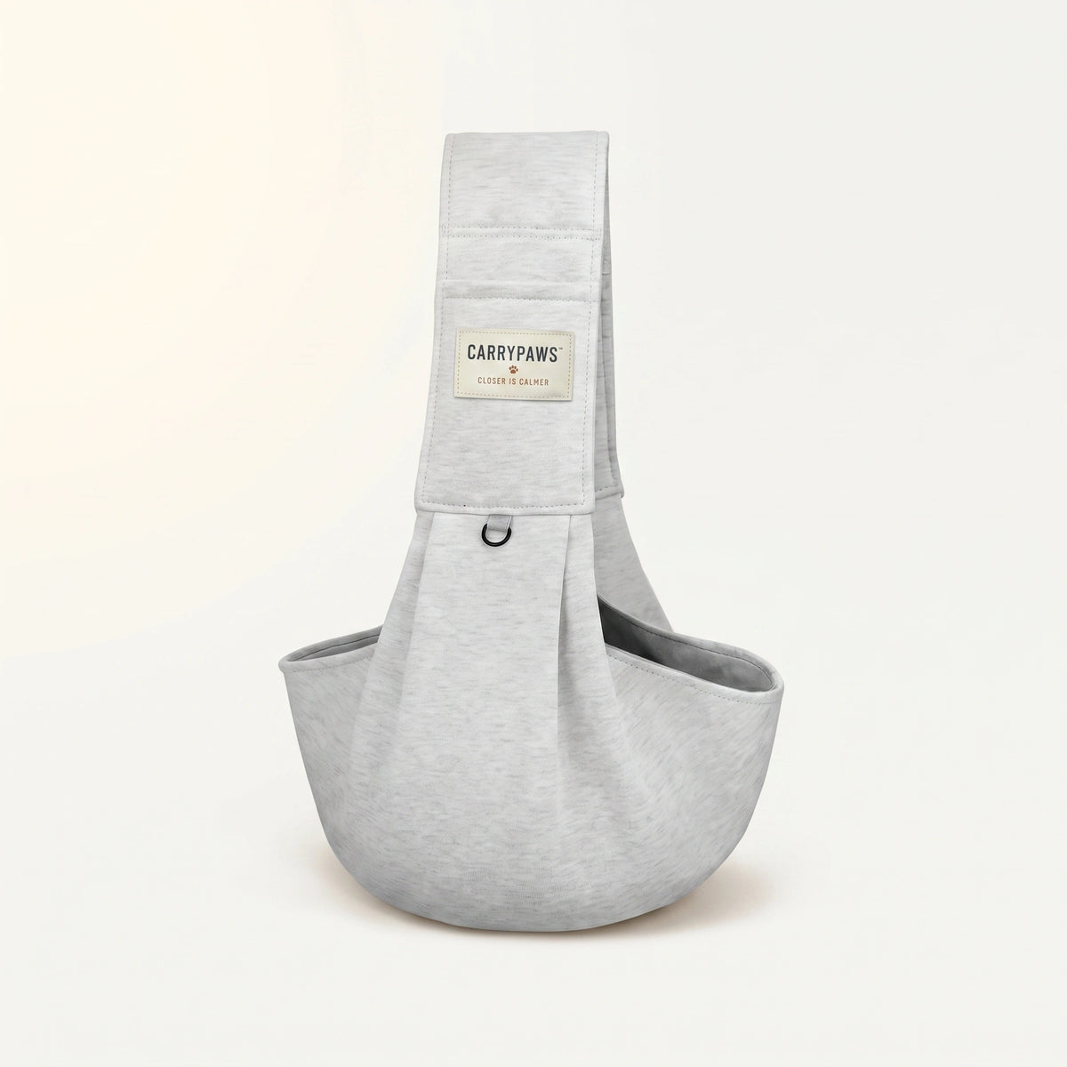 Light grey CarryPaws dog sling carrier, single pack