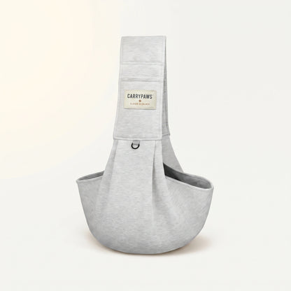 Light grey CarryPaws dog sling carrier, single pack