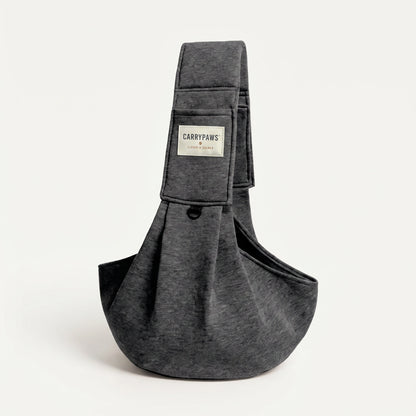 Dark grey CarryPaws dog sling carrier, single pack