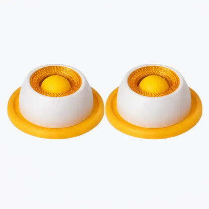 Lickipaws™ Licking Toy and Mat for Dogs - Yellow / Two - Dog Products at Hunter’s Doggy Shop Free Shipping Worldwide