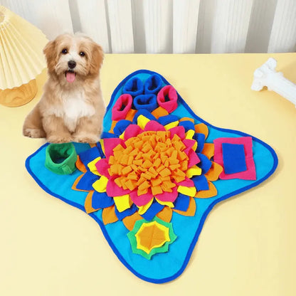 Pawquest™ Snuffle Mat for Dogs – Calm Enrichment & Slow Feeding - Blue - Dog Products at Hunter’s Doggy Shop Free