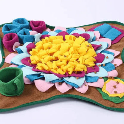 Pawquest™ Snuffle Mat for Dogs – Calm Enrichment & Slow Feeding - Brown - Dog Products at Hunter’s Doggy Shop Free