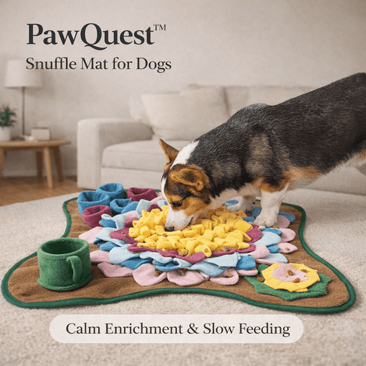 Pawquest™ Snuffle Mat for Dogs – Calm Enrichment & Slow Feeding - Dog Products at Hunter’s Doggy Shop Free Shipping
