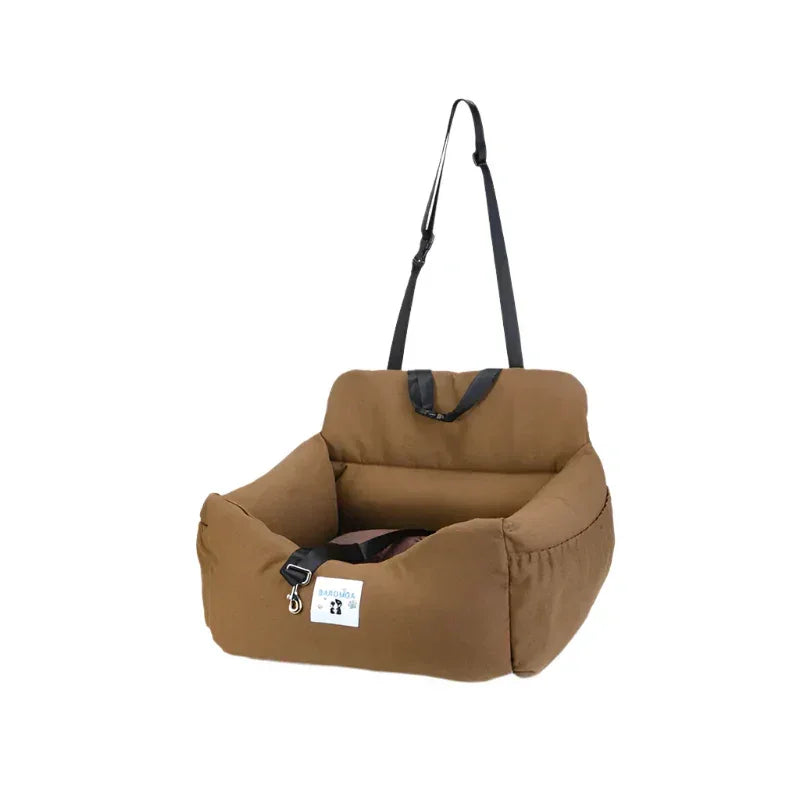 Pawride™ Dog Car Seat - Brown - Products at Hunter’s Doggy Shop Free Shipping Worldwide