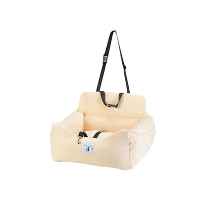 Pawride™ Dog Car Seat - Cream - Products at Hunter’s Doggy Shop Free Shipping Worldwide