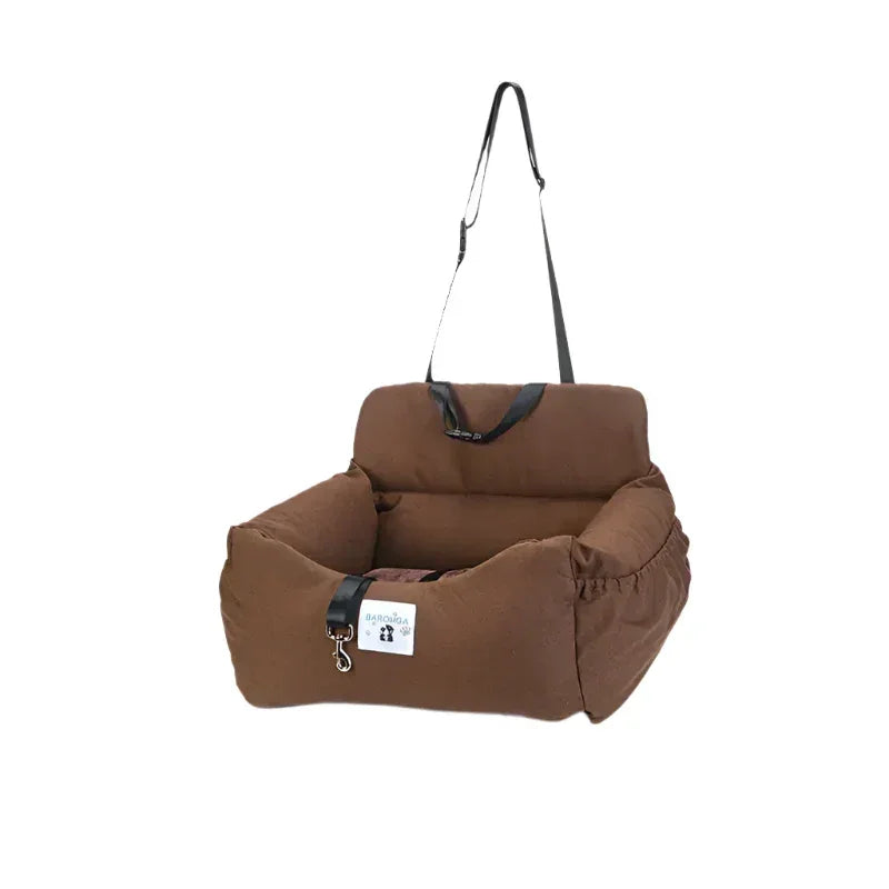 Pawride™ Dog Car Seat - Dark Brown - Products at Hunter’s Doggy Shop Free Shipping Worldwide