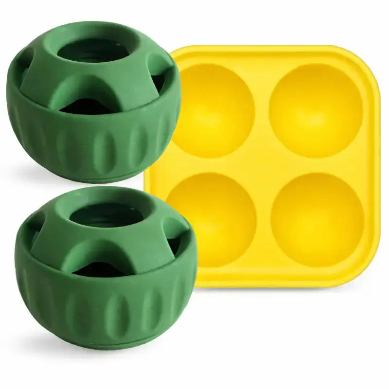 Pawsicle™ Freeze Treat Toy for Dogs - 2 Green Balls + 1 Tray - Dog Products at Hunter’s Doggy Shop Free Shipping