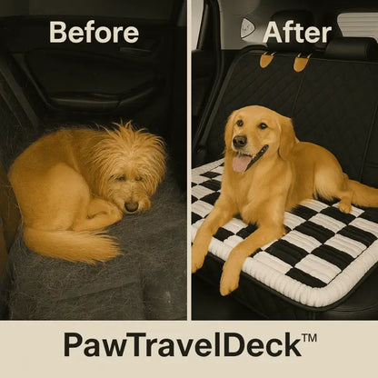 Pawtraveldeck™ Dog Car Seat Extender and Bed - Products at Hunter’s Doggy Shop Free Shipping Worldwide