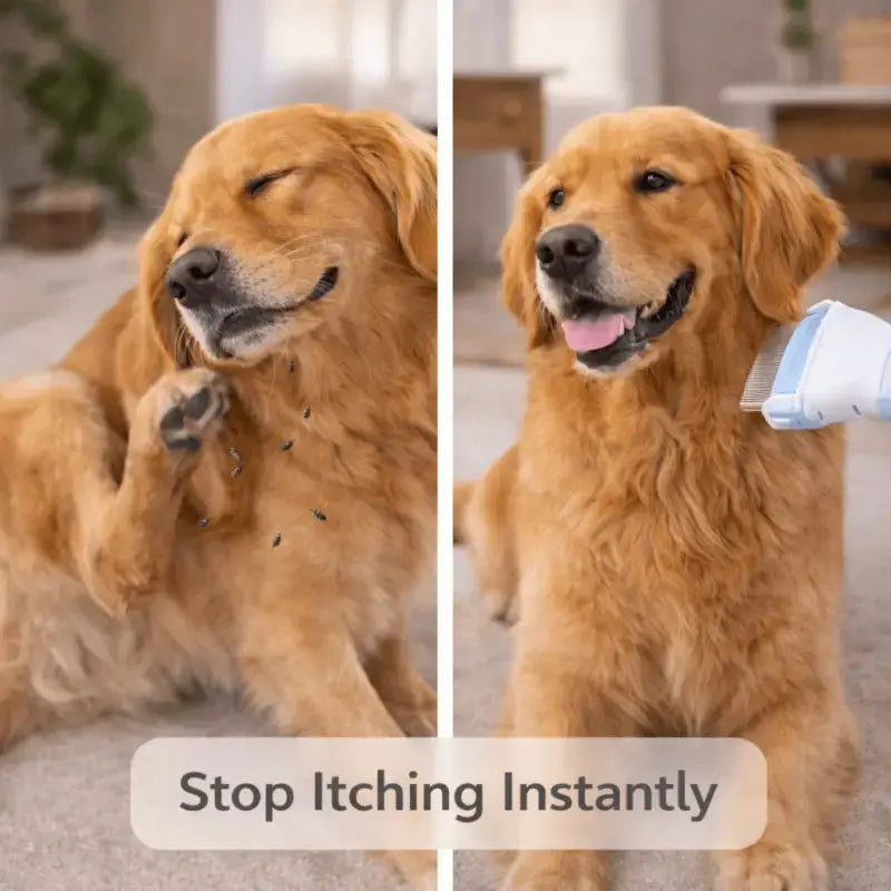 Pestgonepaws™ Electric Flea & Lice Removal Comb for Dogs - Dog Products at Hunter’s Doggy Shop Free Shipping Worldwide