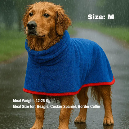 Puppydry™ Robe Comfy. Dry. Clean - Blue / m (12-25 Kg) - Best Selling Dog Products and Pet Essentials Collection Free