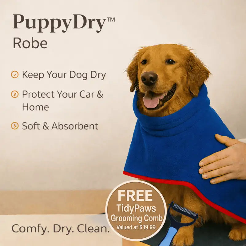 Puppydry™ Robe Comfy. Dry. Clean - Best Selling Dog Products and Pet Essentials Collection Free Shipping Worldwide