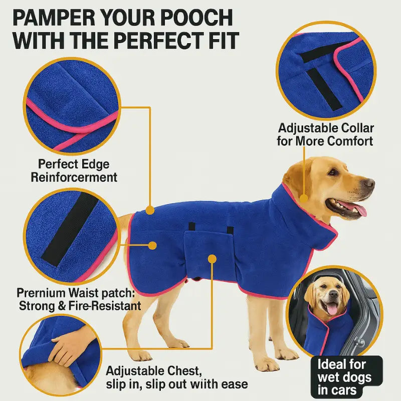 Puppydry™ Robe Comfy. Dry. Clean - Best Selling Dog Products and Pet Essentials Collection Free Shipping Worldwide