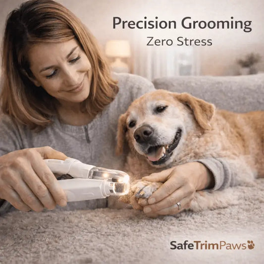Safetrimpaws™ 2-in-1 Nail Trimmer & Grinder for Dogs - Dog Products at Hunter’s Doggy Shop Free Shipping Worldwide