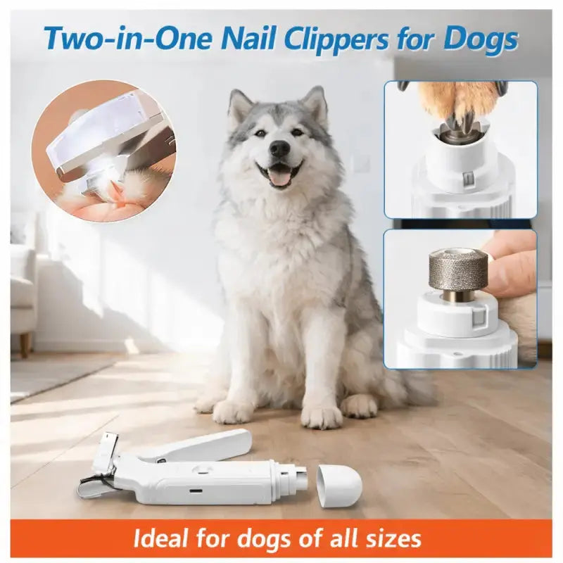 Safetrimpaws™ 2-in-1 Nail Trimmer & Grinder for Dogs - Dog Products at Hunter’s Doggy Shop Free Shipping Worldwide
