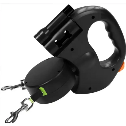 Tanglefreepaws™ Two Dogs. one Solution - Black - Dog Products at Hunter’s Doggy Shop Free Shipping Worldwide