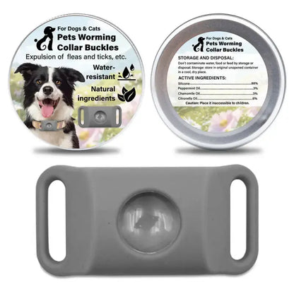 Tickguardpaws™ 30-days Chemical-free Tick & Flea Protection Pendant for Dogs - Grey + 1 Capsule - Dog Products