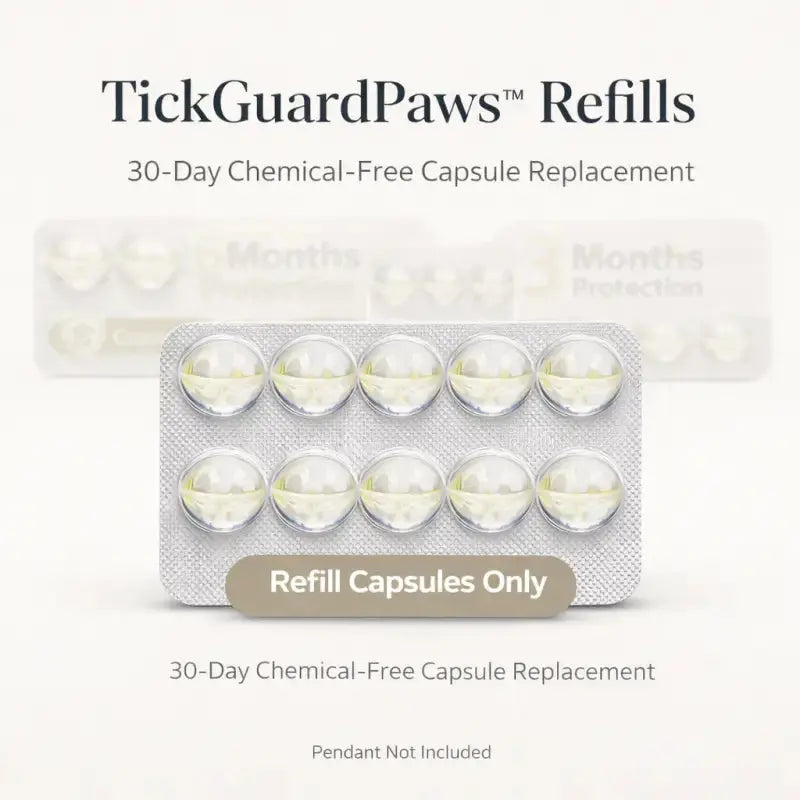 TickGuardPaws™ Flea & Tick Refill Capsules – Chemical-Free Protection ...