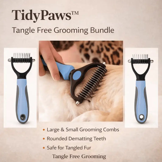 Tidypaws™ Tangle Free Grooming Bundle - Dog Products at Hunter’s Doggy Shop Shipping Worldwide
