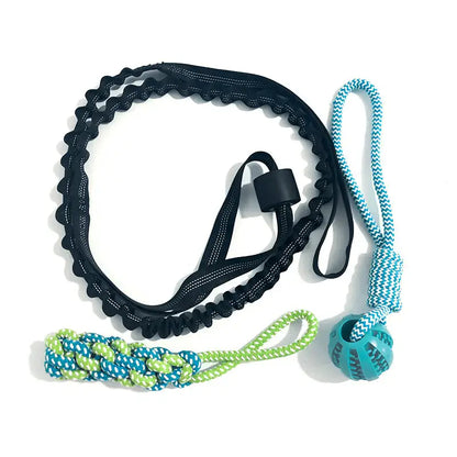 Tugpaws™ Bungee Rope for Dogs - Blue - Dog Products at Hunter’s Doggy Shop Free Shipping Worldwide