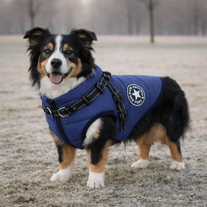 Warmpaws™ Dog Winter Jacket - Blue / s - Products at Hunter’s Doggy Shop Free Shipping Worldwide
