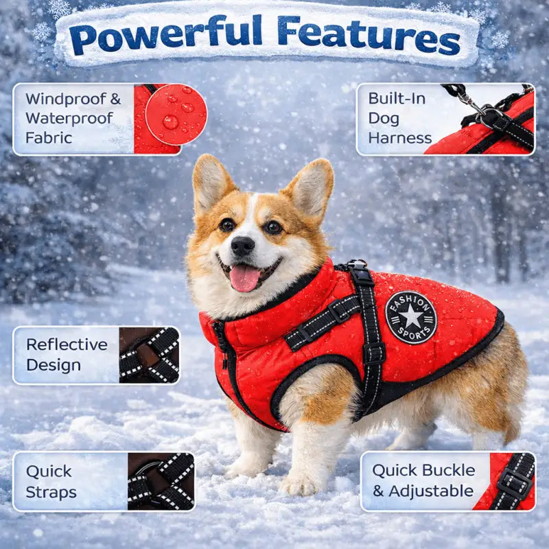 Warmpaws™ Dog Winter Jacket - Products at Hunter’s Doggy Shop Free Shipping Worldwide